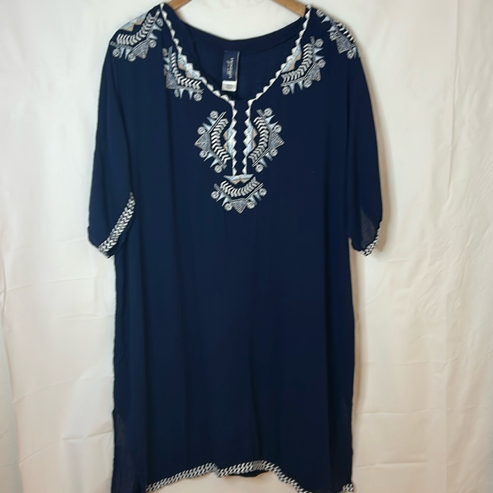 Swimsuits fit all cover up dress size 10/12 vacation wear Caribbean